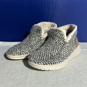 Hey Dude  Denny Stone Grey Shoes - Women's Size 7